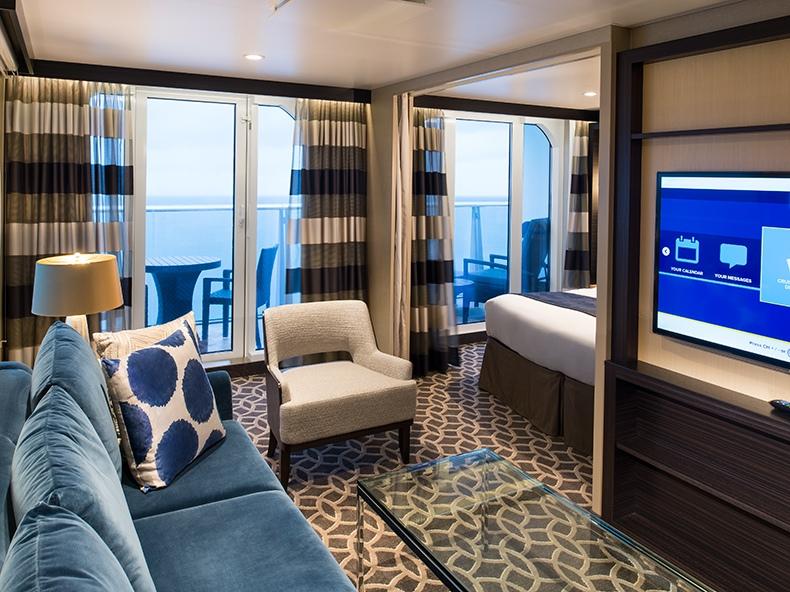 Ovation of the Seas I Große Suite mit großem Balkon – 1 Schlafzimmer