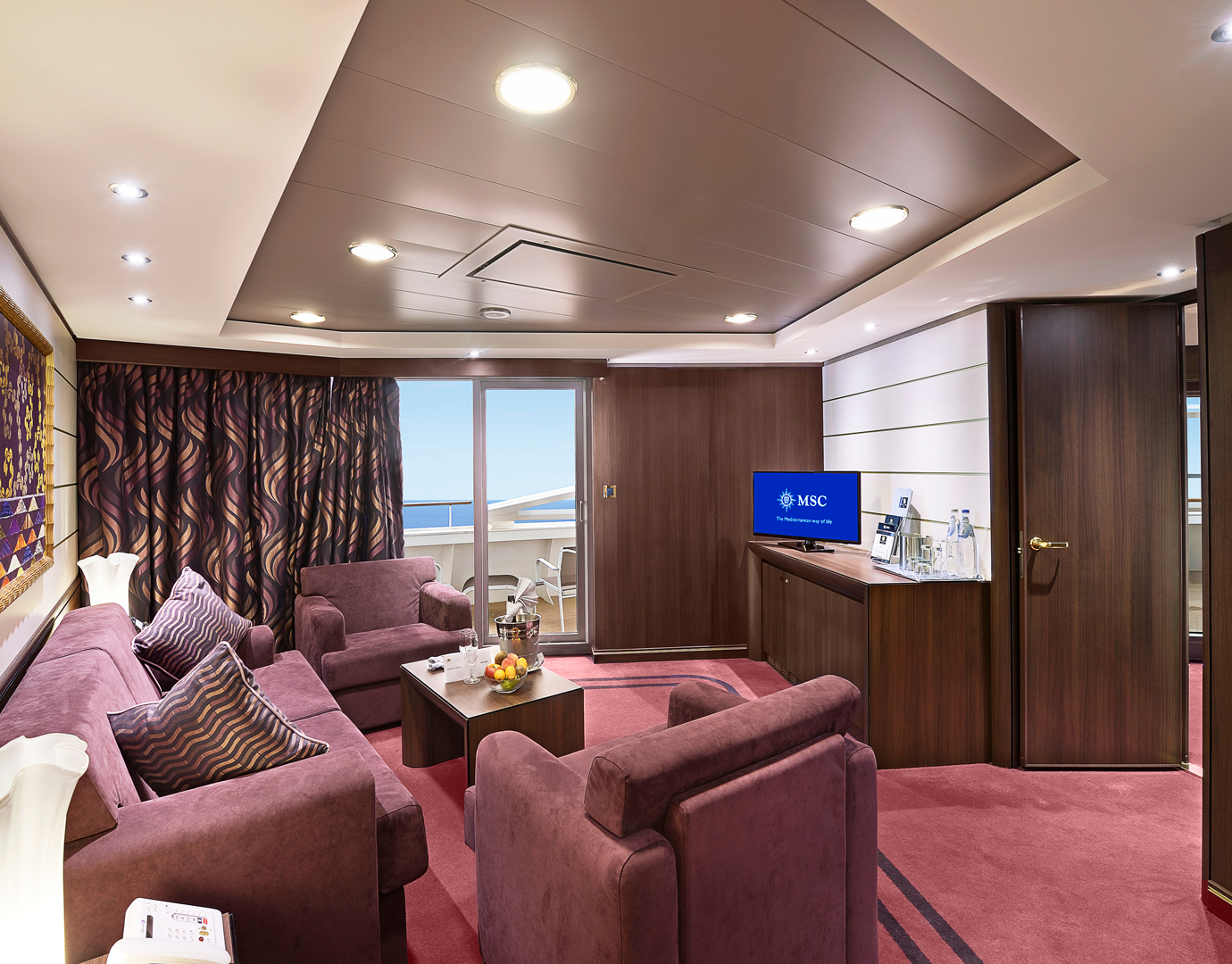 msc fantasia yachMSC Yacht Club Royal Suite