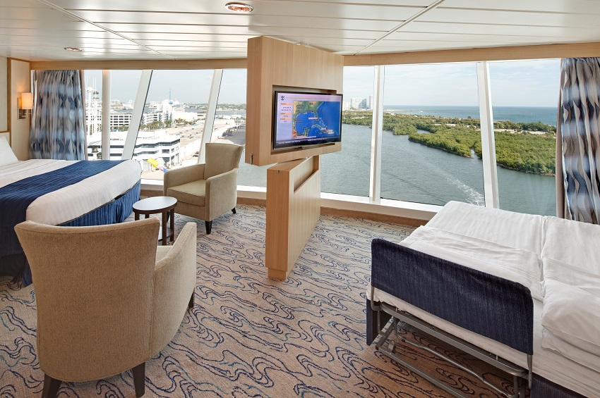 Freedom of the Seas I Panorama Suite mit Meerblick (ohne Balkon)