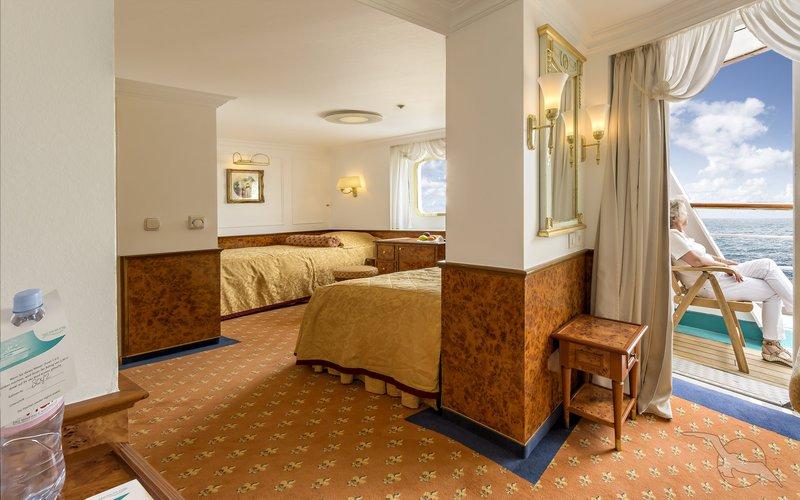 2-Bett Suite mit Balkon Admirals-Deck *GOLD*
