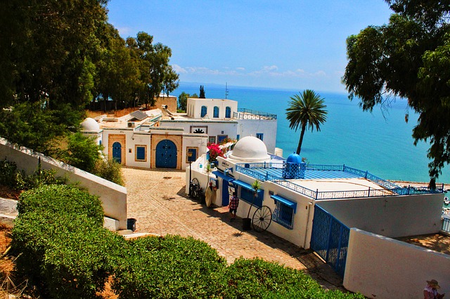 Sidi Bou Said, Tunesien (Hafen La Goulette (Tunis)