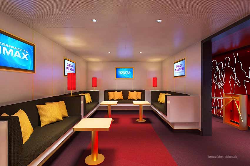 Carnival Vista - Imax Lounge Sitzbereich