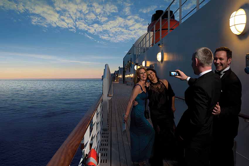 Lifestyle am Abend | Queen Mary 2