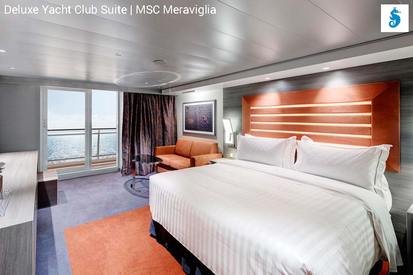 Deluxe Yacht Club Suite | MSC Meraviglia