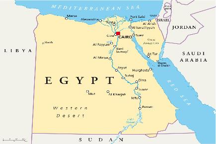 Rotes Meer und Suez Kanal: Übersicht Ägypten