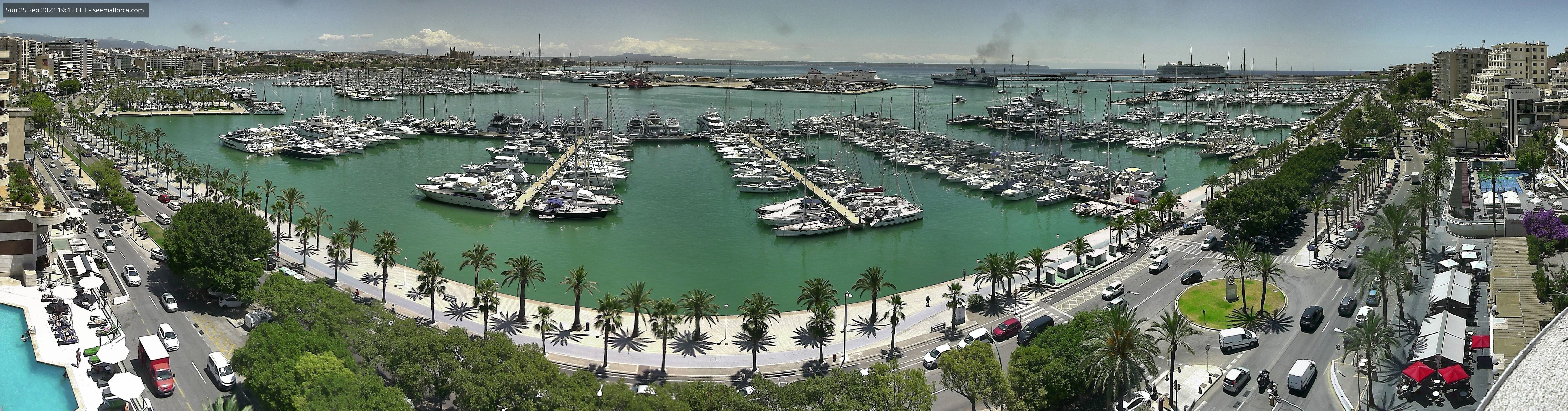 Hafen webcam Palma de Mallorca