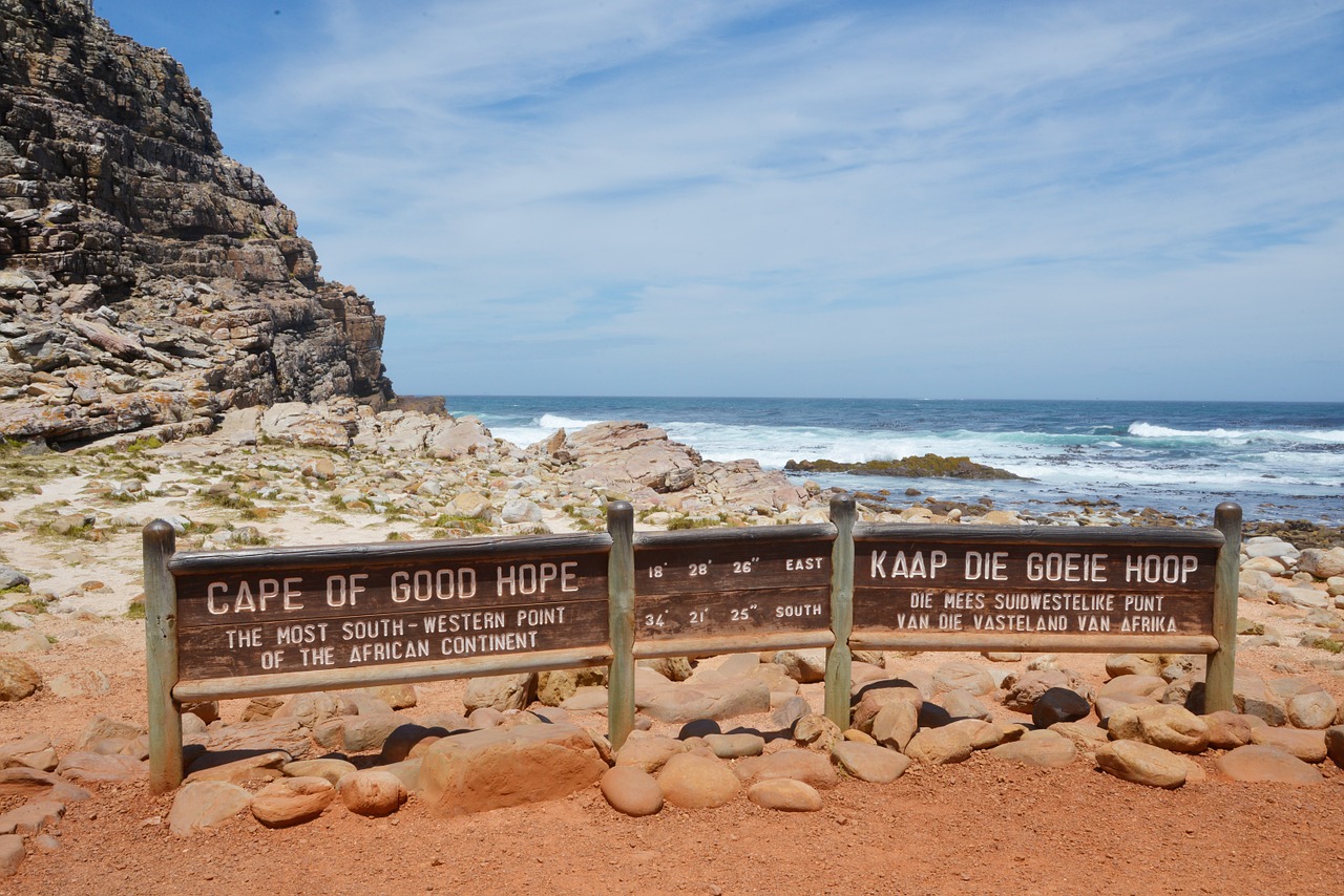 Kap der guten Hoffnung - Klippen nahe der Südspitze Afrika