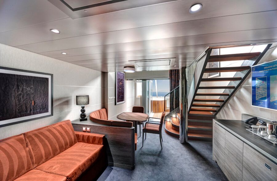 msc yacht club maisonette suite