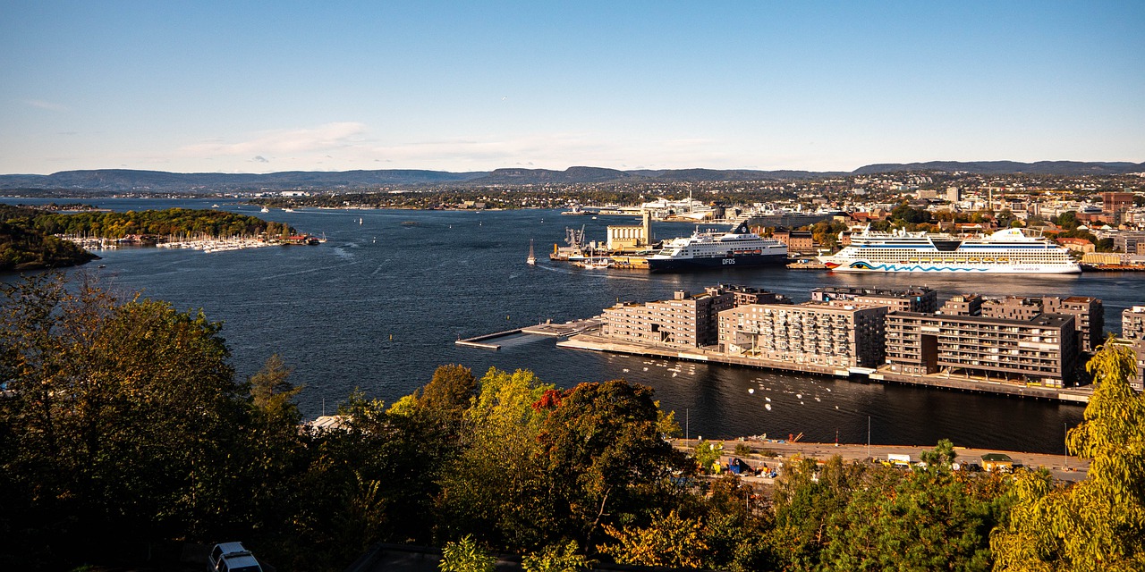 Oslo Hafen in Norwegen