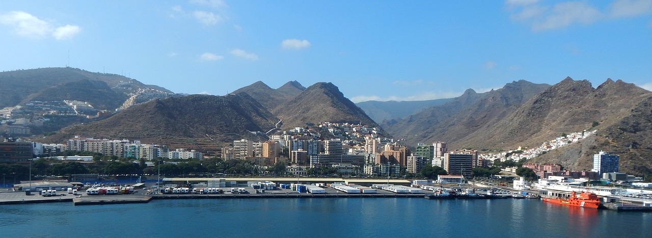 Santa Cruz de Tenerife: Santa Cruz de Tenerife - Hafen, Panorama